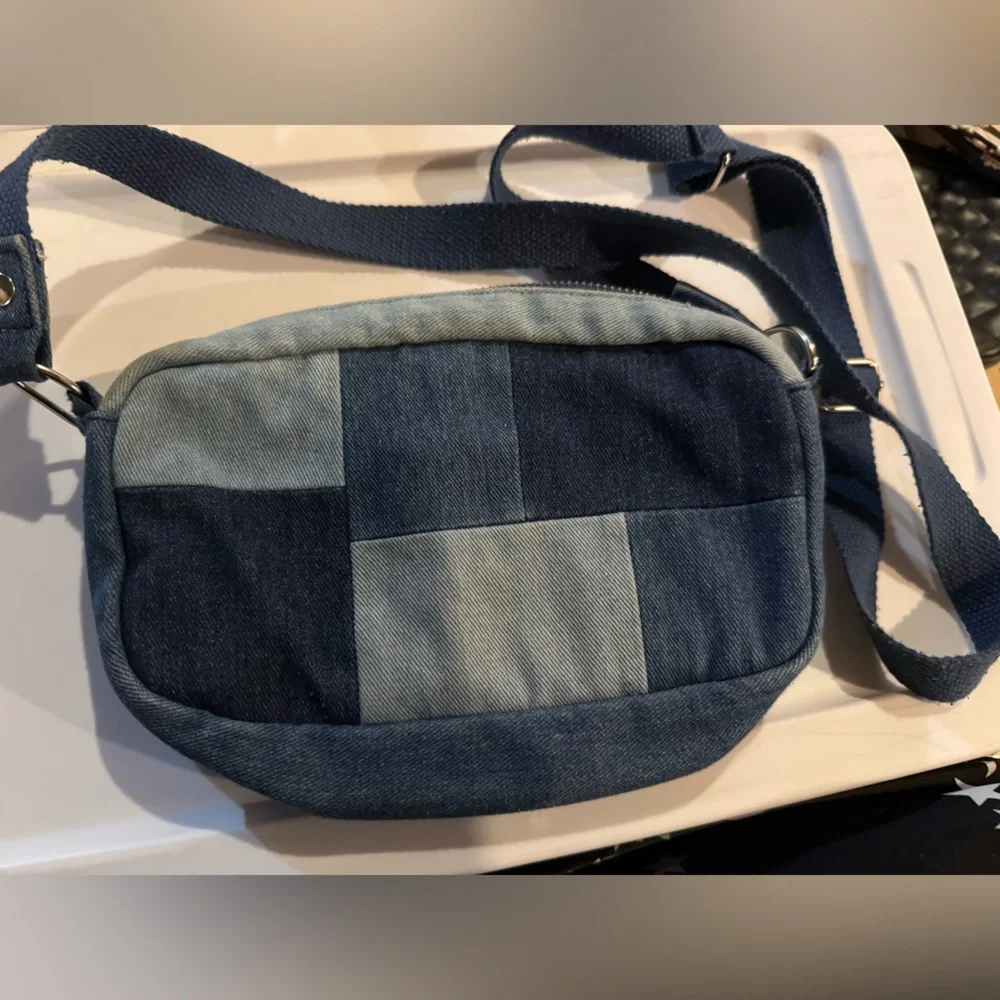 Wild Fable Patchwork Denim Crossbody Bag - Picture 2 of 5